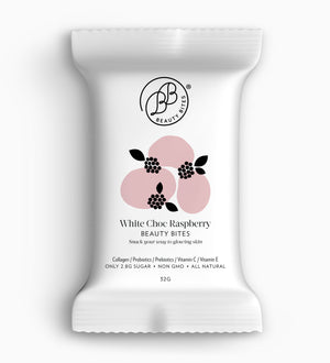White Chocolate Raspberry Beauty Bites  by Krumbled