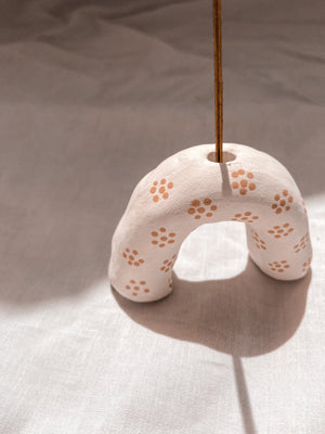 Clay Arch Incense Holder