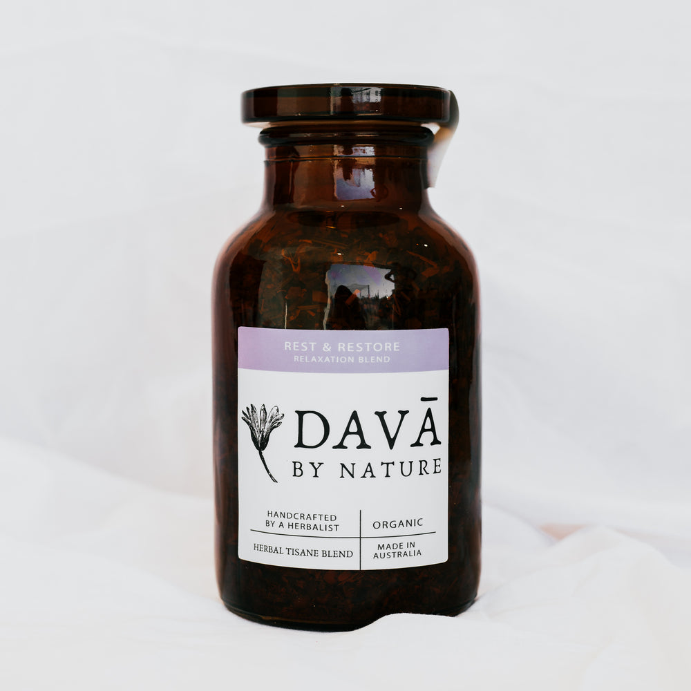Rest and Restore Herbal Tisane by Dava by Nature