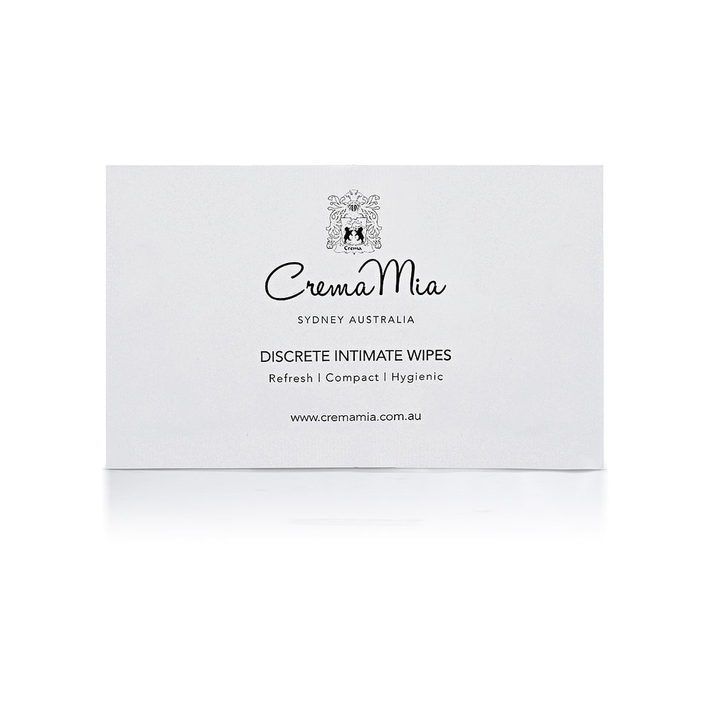 Discreet Intimate wipes by CremaMia