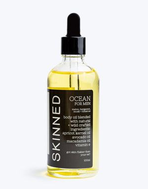 Ocean Men body oil by Skinned