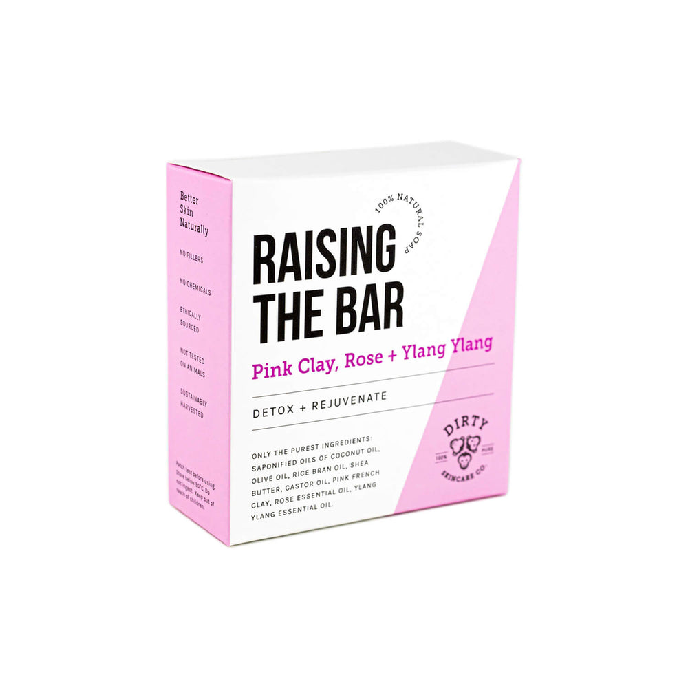 Pink Clay Rose and Ylang Ylang Soap Bar by Dirty Skincare Co