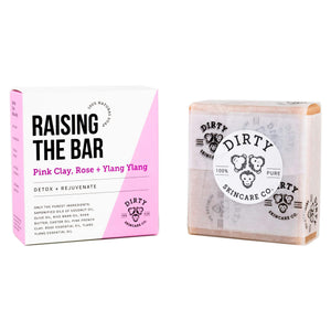 Pink Clay Rose and Ylang Ylang Soap Bar by Dirty Skincare Co