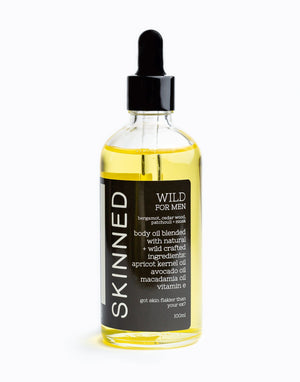 Wild for Men body oil by Skinned