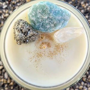 New Moon Candle by Crystals and Me
