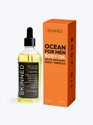Ocean Men body oil by Skinned